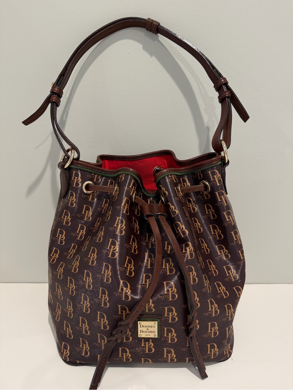 Dooney & Bourke Kendall Sutton Drawstring Bucket Bag